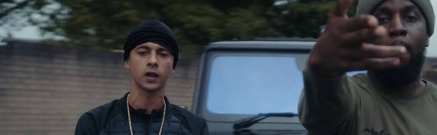Still from the Familiar music video